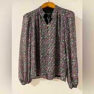 EverNew chiffon Blouse, size 0, brand new, loose fitting,